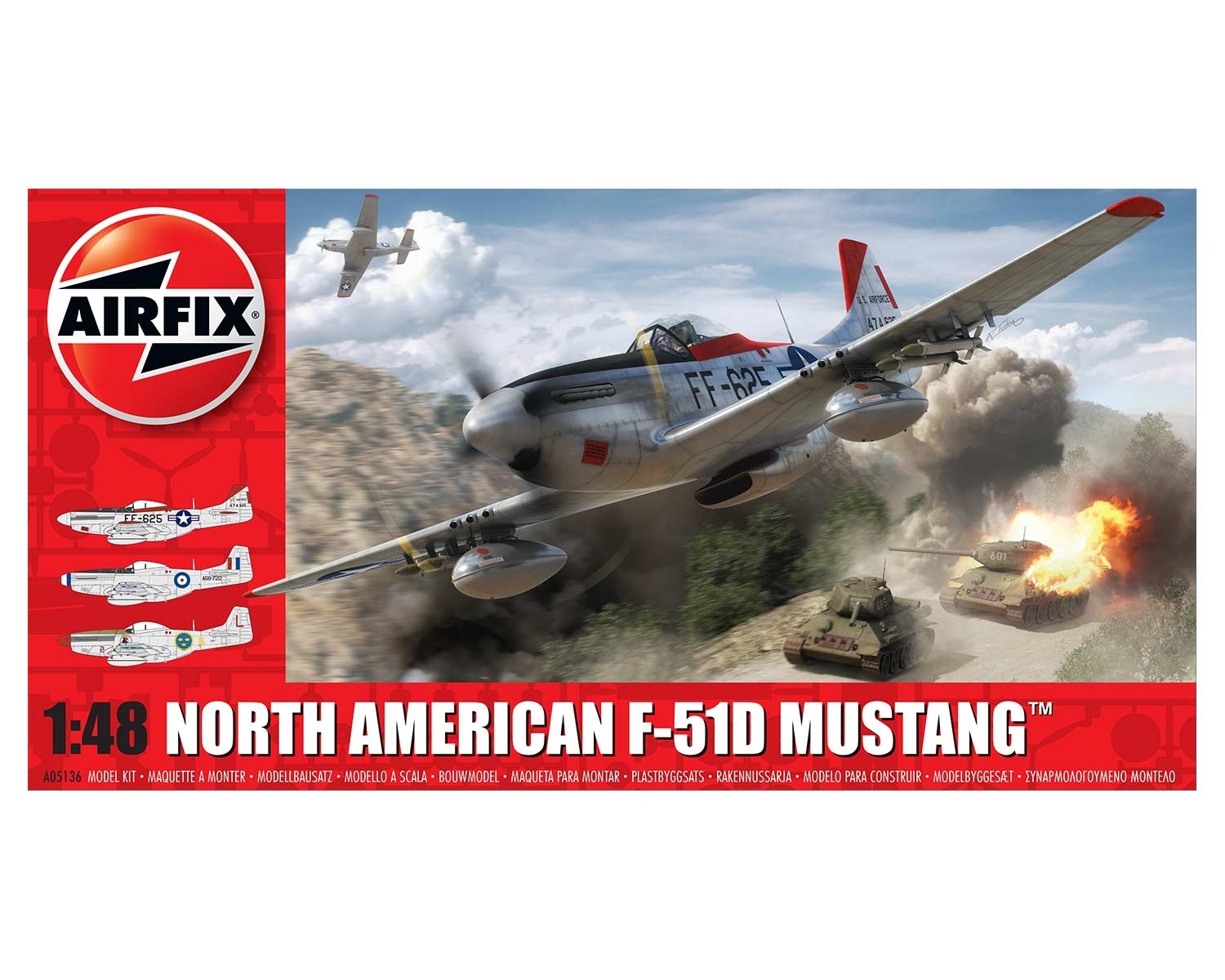 Airfix 05136 - NORTH AMERICAN F51D MUSTANG