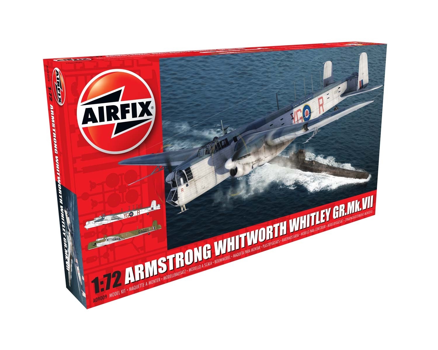 Airfix 09009 - ARMSTRONG WHITWORTH WHITLEY GR.MK.VII