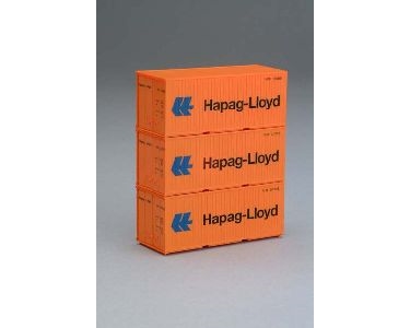 Piko 56202 - 3 CONTAINERS 20' HAPAG LLOYD