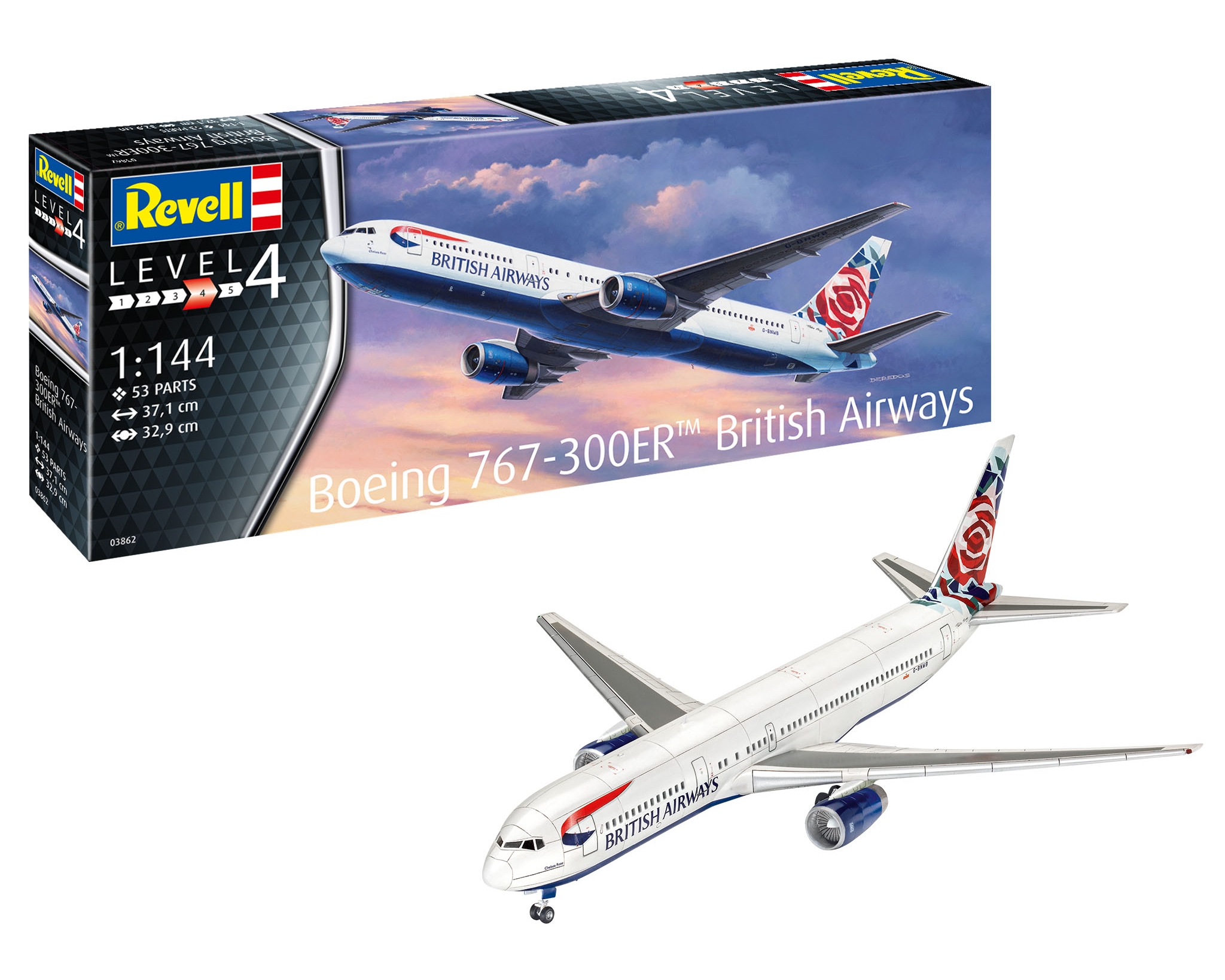 Revell 3862 - BOEING 767-300ER BRITISH AIRWAYS CHELSEA ROSE