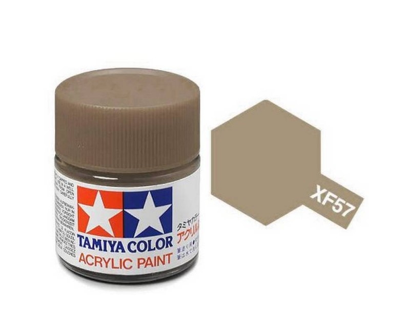 Tamiya 81357 - XF-57 BUFF (GELB-BRAUN) MATT 23ML GLAS
