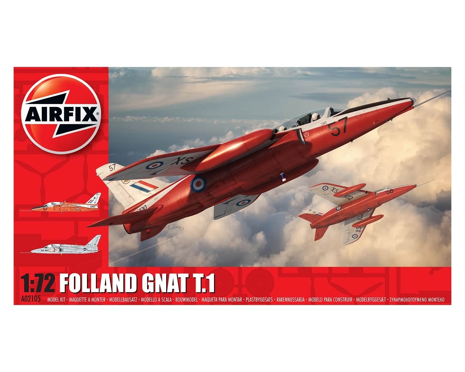 Airfix 02105 - FOLLAND GNAT T.1