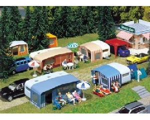 Faller 130503 - CAMPING CARAVAN SET