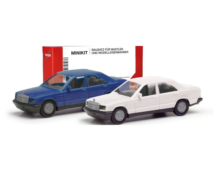 Herpa 12409.009 - 2 X MERCEDES BENZ 190 E  (MINIKIT)