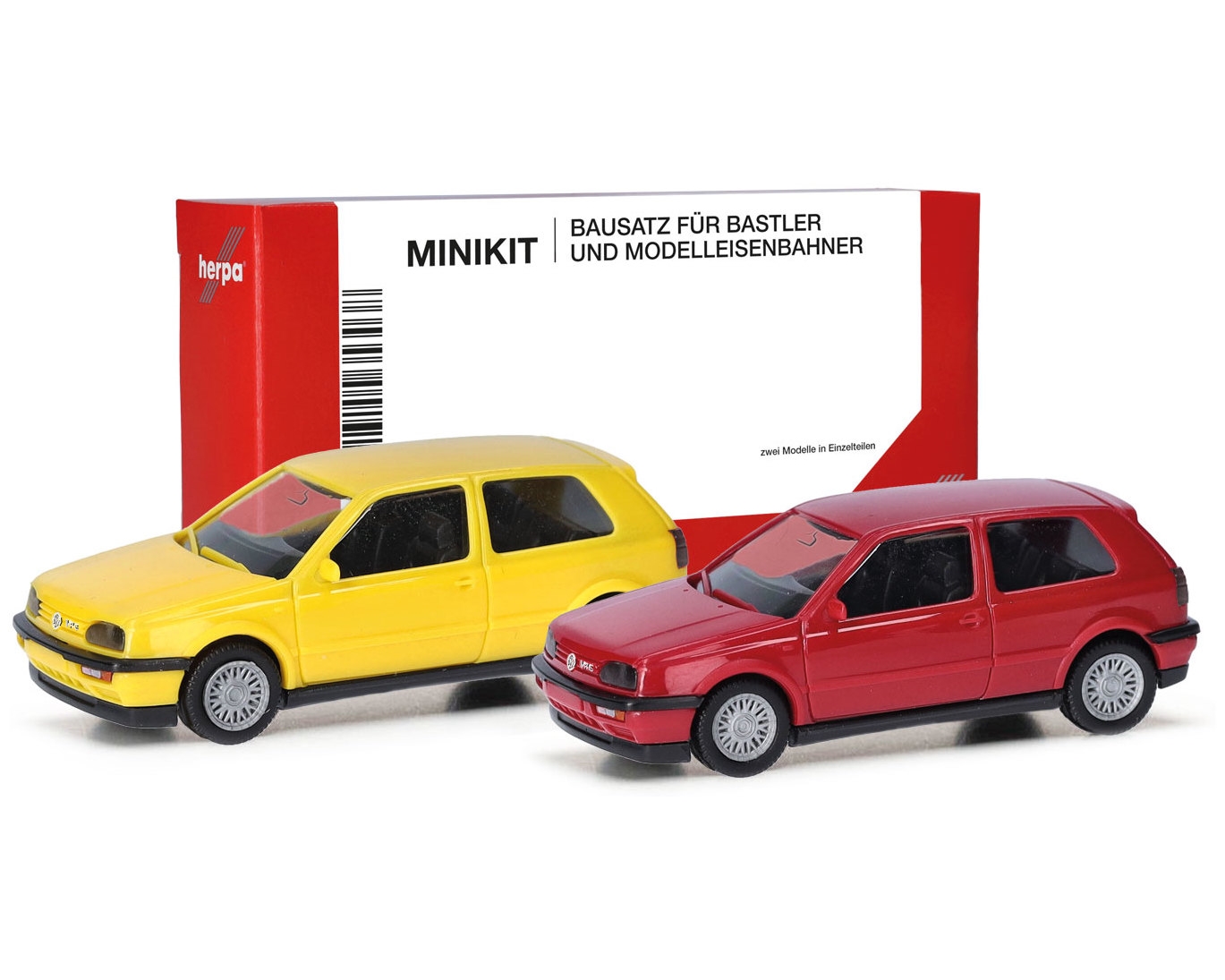 Herpa 14014 - 2 X VW GOLF III (MINIKIT)