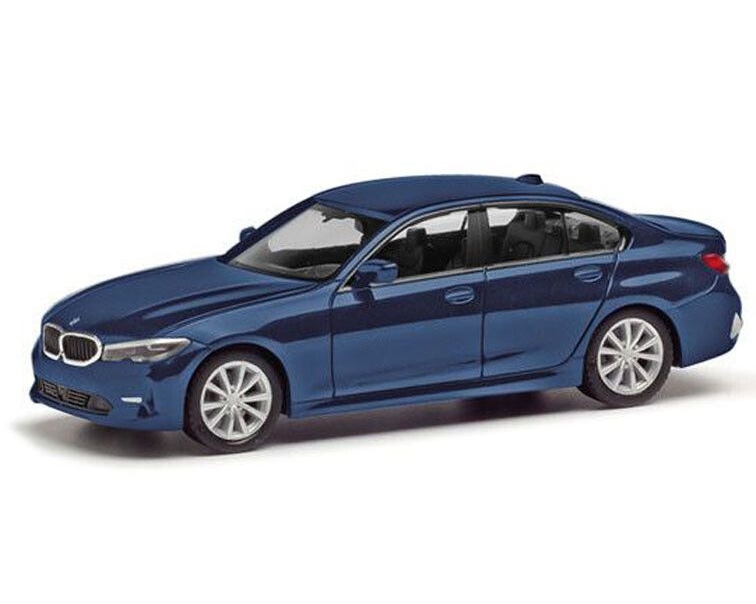 Herpa 430791-004 - BMW 3 (G20) LIMO., BLAUW METALLIC