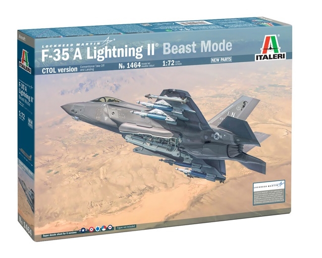 Italeri 1464 - 1/72 F-35A LIGHTNING II (BEAST MODE)
