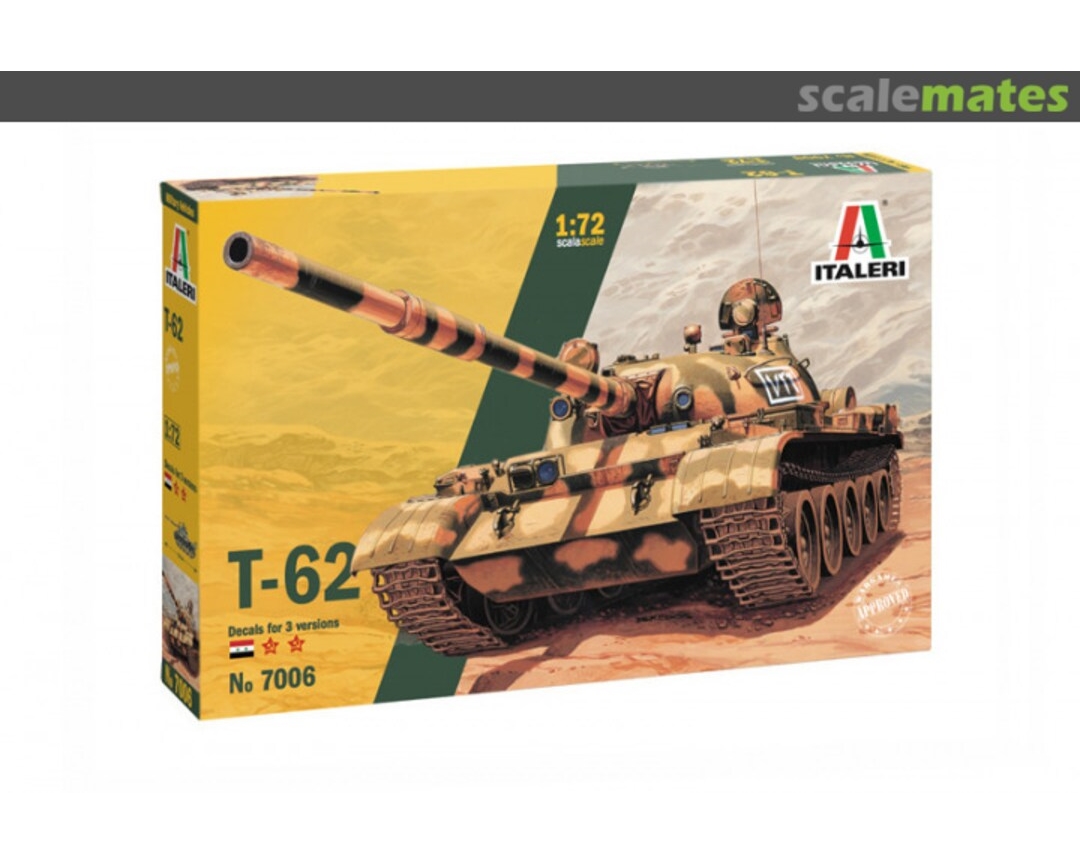 Italeri 7006 - 1/72 T-62 MAIN BATTLE TANK