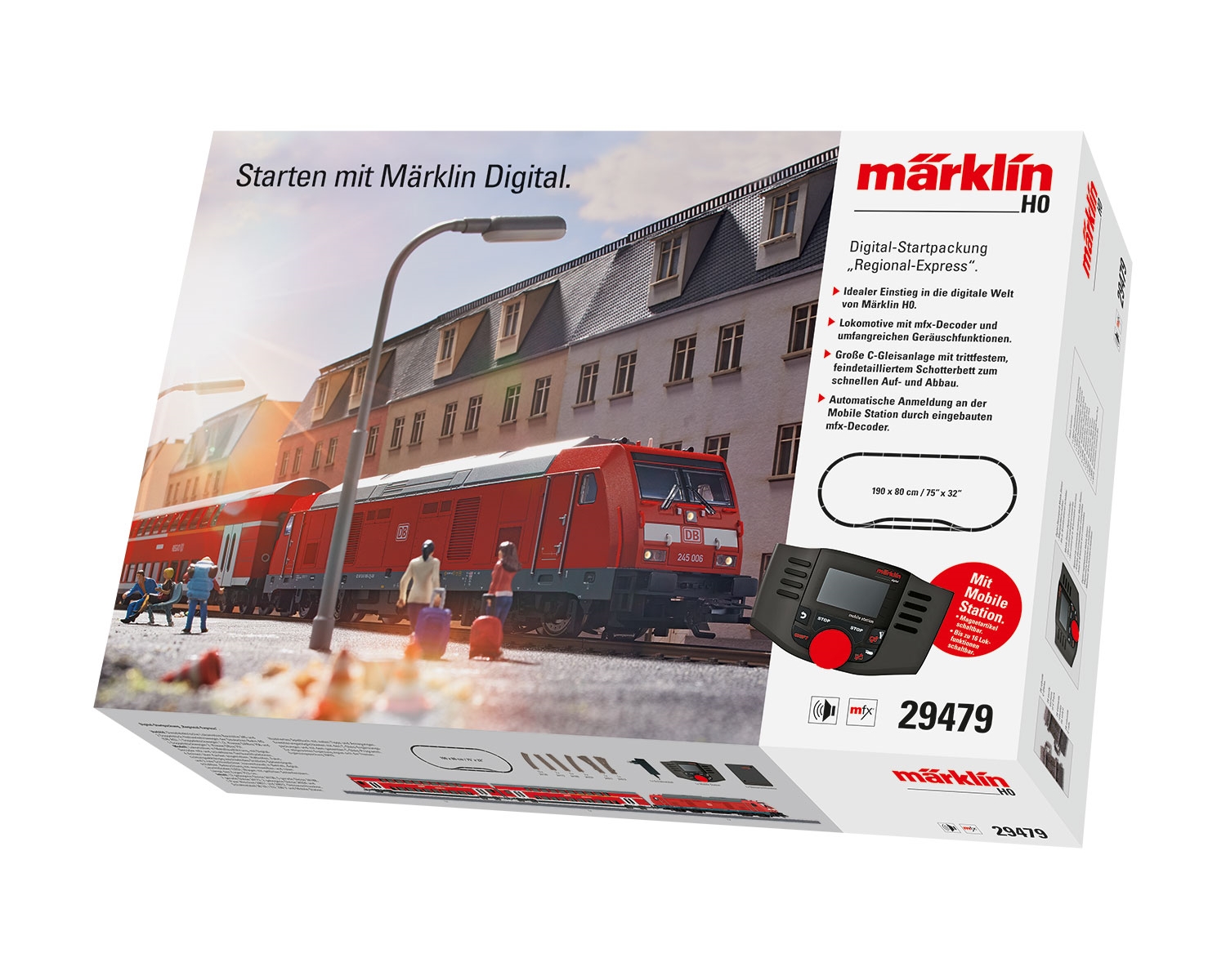 Märklin 29479 - DIGITALE STARTSET REGIONAL EXPRESS DB EP. VI