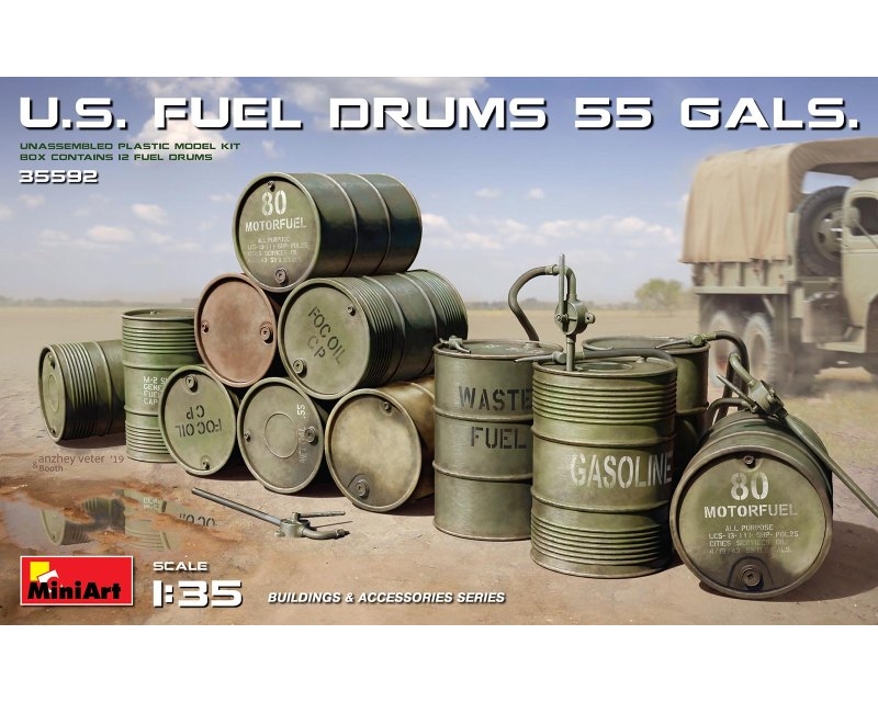 U.S. FUEL DRUM 55 GALS.
