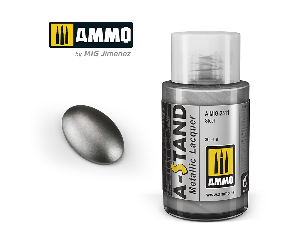 AMMO A-STAND STEEL 30ML JAR