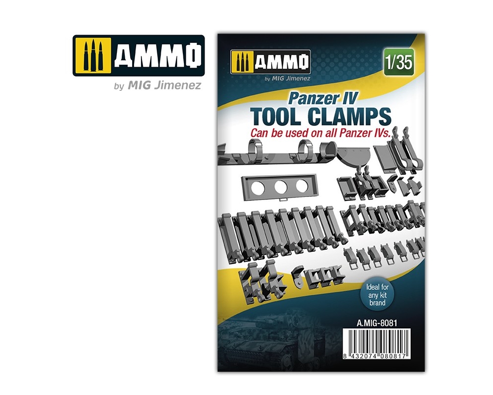 1/35 PANZER IV TOOL CLAMPS