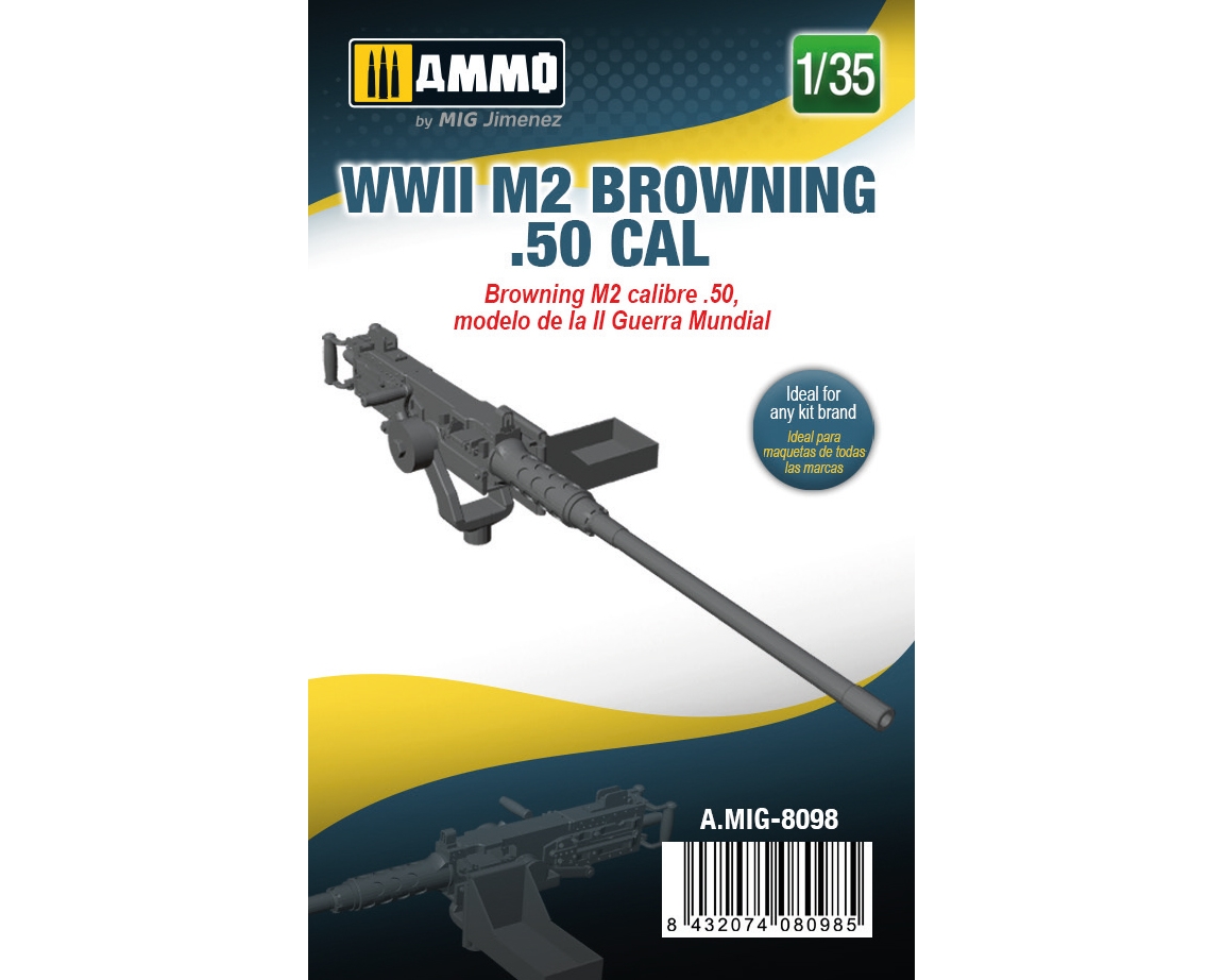 1/35 WWII M2 BROWNING .50 CAL
