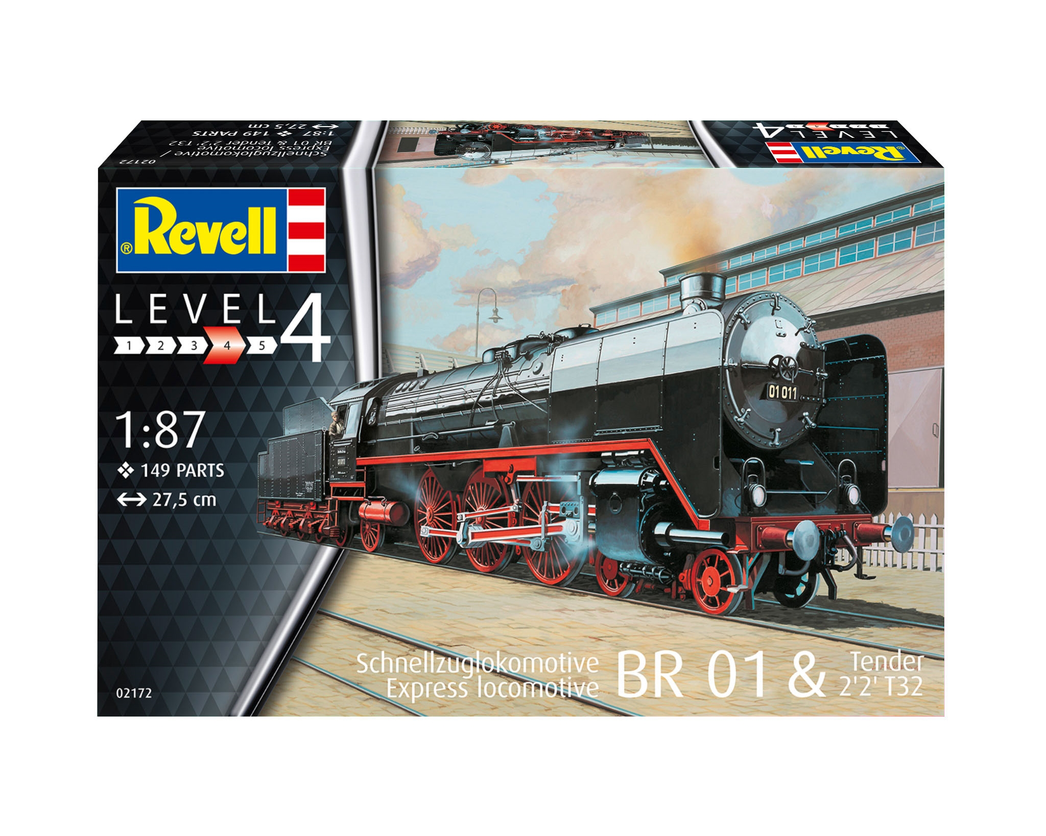 Revell 2172 - STOOMLOC BR01 MET TENDER 2'2' T32