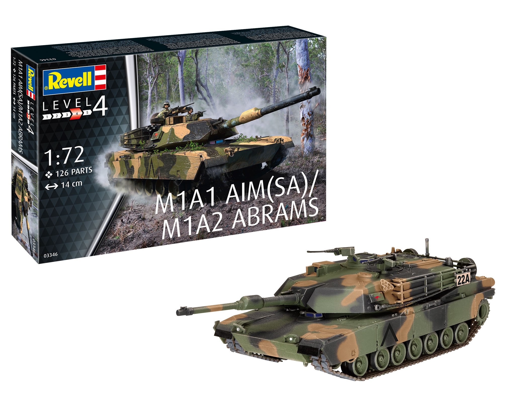 Revell 3346 - M1A1 AIM(SA)/ M1A2 ABRAMS