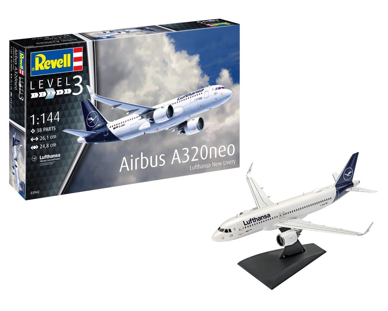 Revell 3942 - AIRBUS A320 NEO LUFTHANSA"NEW