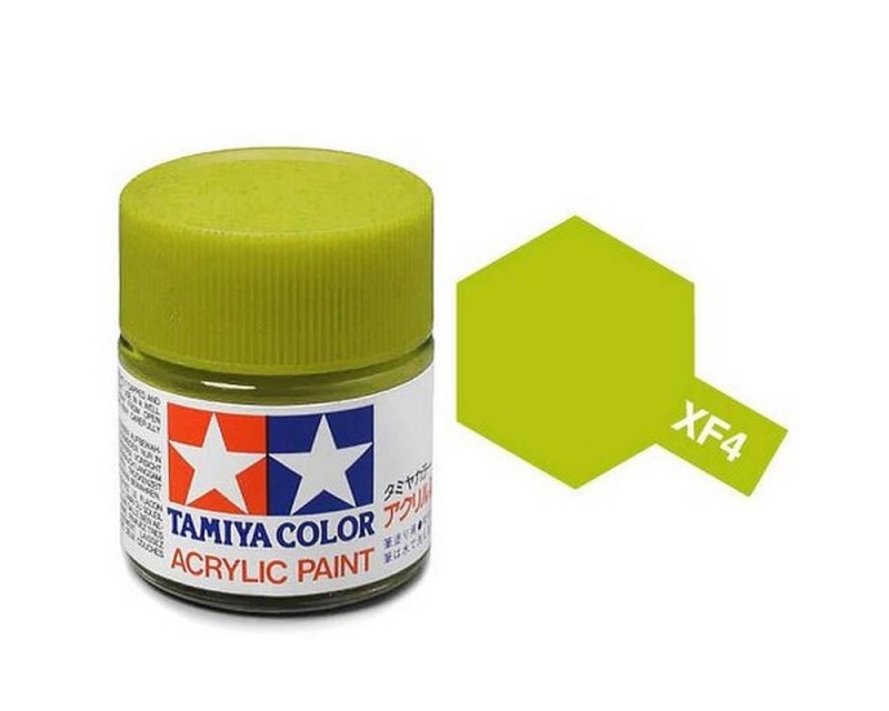 Tamiya 81304 - XF-4 GELB-GRÜN MATT 23ML GLAS