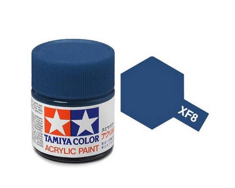 Tamiya 81308 - XF-8 BLAU MATT 23ML GLAS