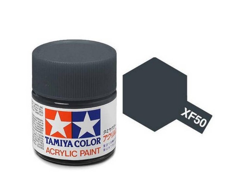 Tamiya 81350 - XF-50 FELDBLAU MATT 23ML GLAS