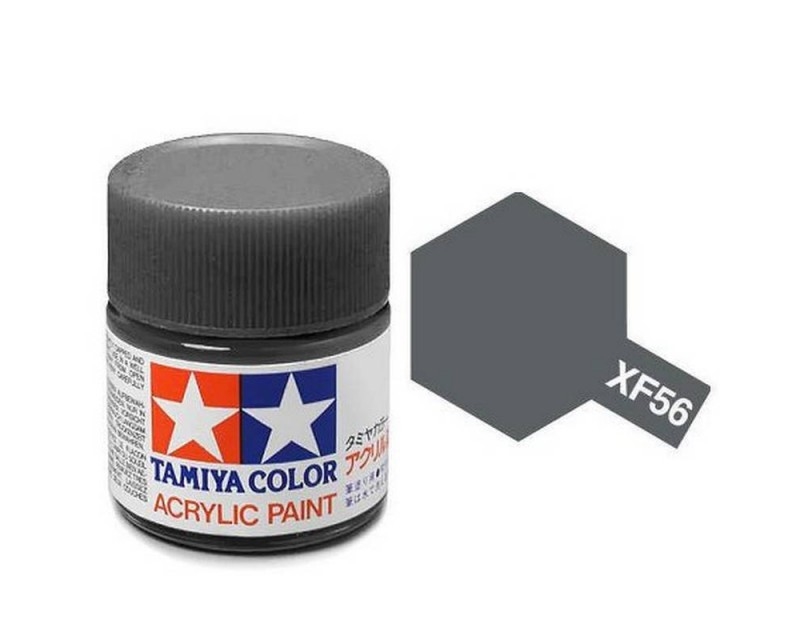 Tamiya 81356 - XF-56 METALLIC GRAU MATT 23ML GLAS
