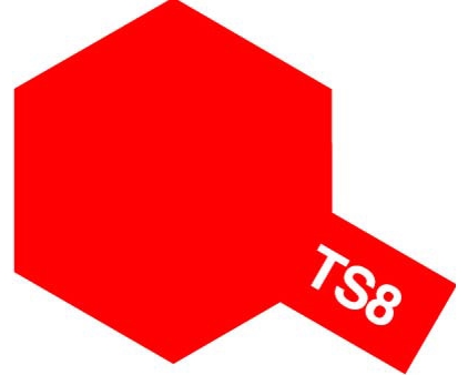 Tamiya 85008 - TS-8 ITALIAN RED GLANS 100ML