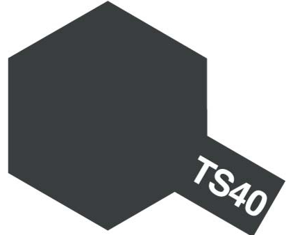 Tamiya 85040 - TS-40 METALLIC ZWART GLANS 100ML