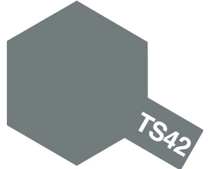 Tamiya 85042 - TS-42 LIGHT GUN METAL ZIJDEMAT 100ML