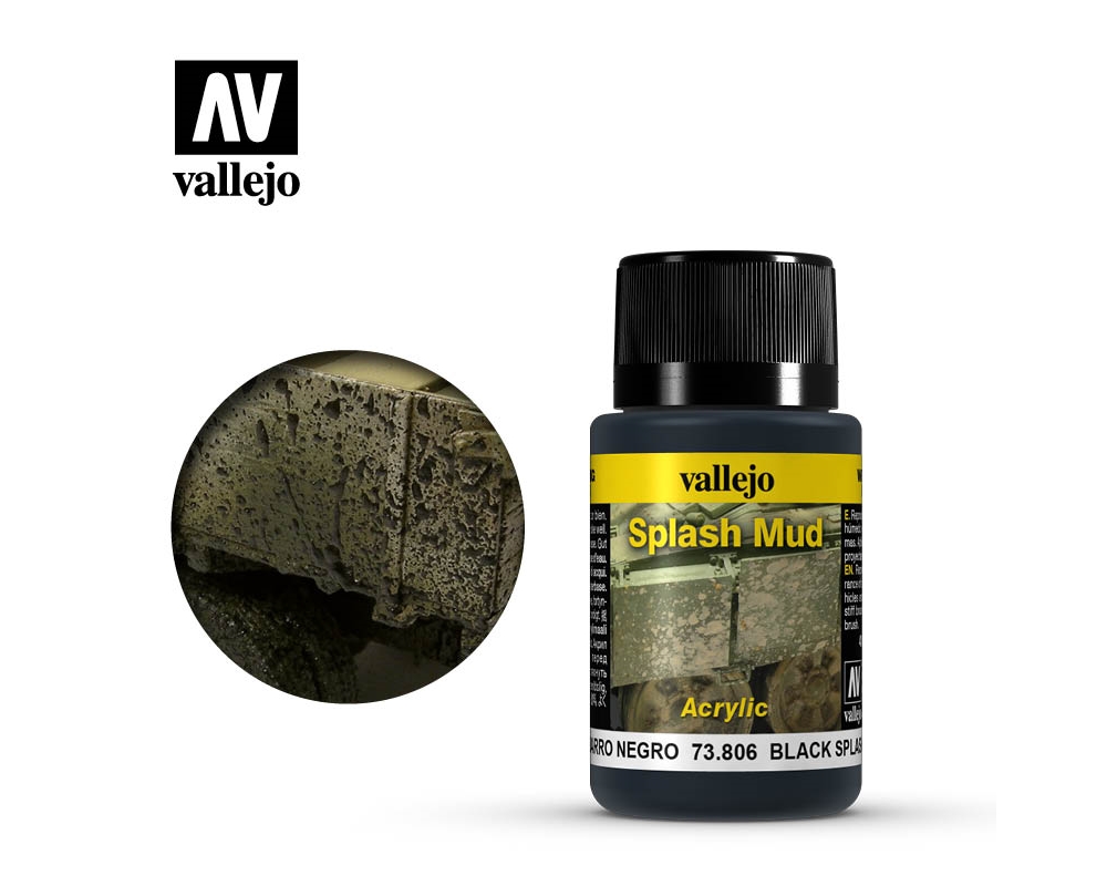 Vallejo 73806 - BLACK SPLASH MUD