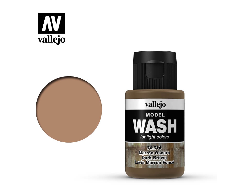 Vallejo 76514 - DARK BROWN WASH