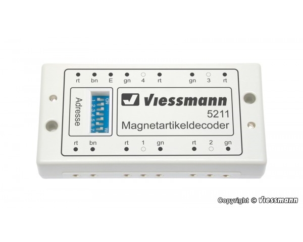 Viessmann 5211 - MAGNEETARTIKEL DECODER MOTOROLA