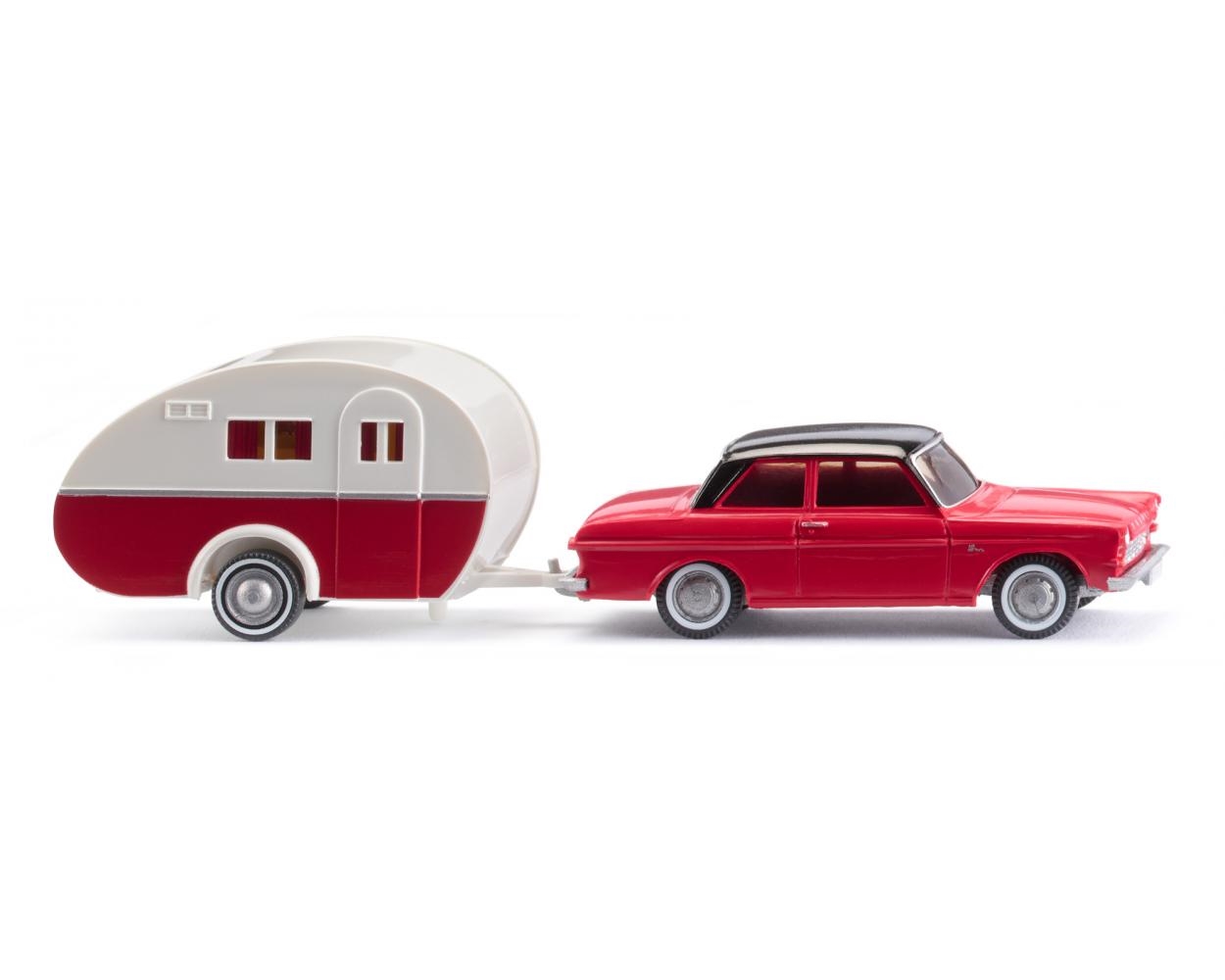 Wiking 020203 - FORD TAUNUS 12M MET CARAVAN